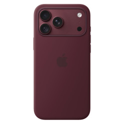 iPhone 18 Pro Max Silicone Case with MS - Burgundy