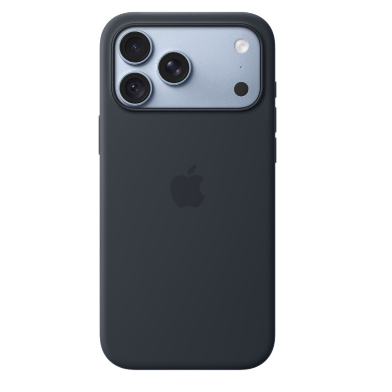 iPhone 18 Pro Max Silicone Case with MS - N.Blue