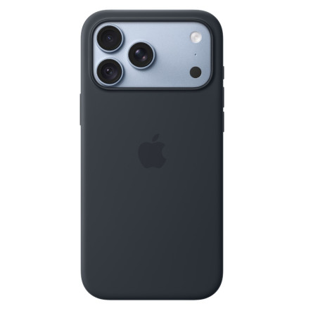 iPhone 18 Pro Max Silicone Case with MS - N.Blue