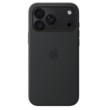 iPhone 18 Pro Max Silicone Case with MS - Black