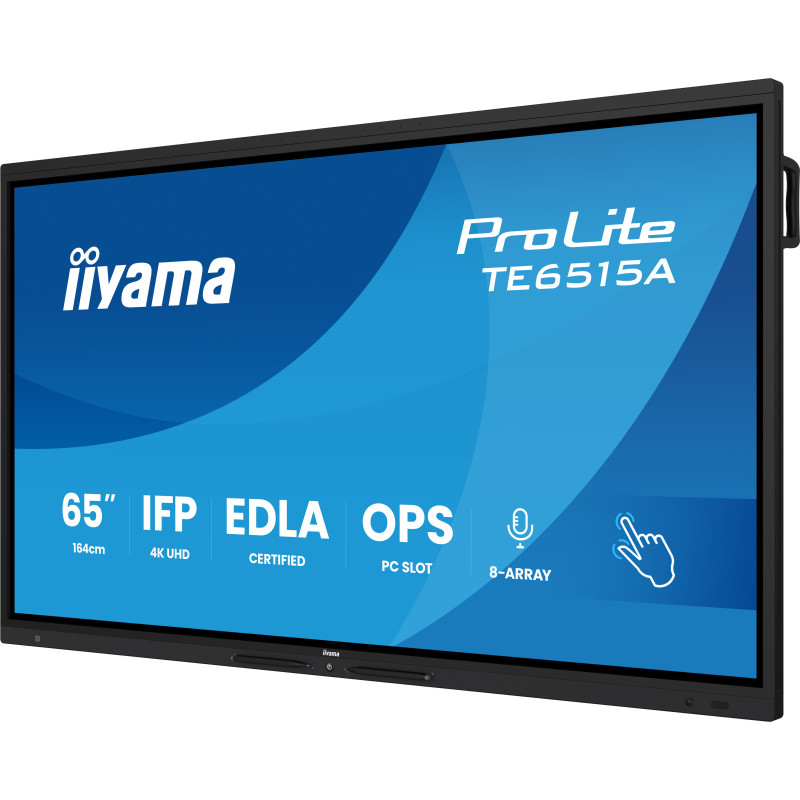 65'' iiyama TE6515A-B1AG: IPS, 4K, EDLÁ, NFC