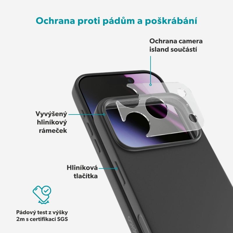 Epico Silicone Mag+ Case iPhone 17 Pro Max/18 Pro Max čierna