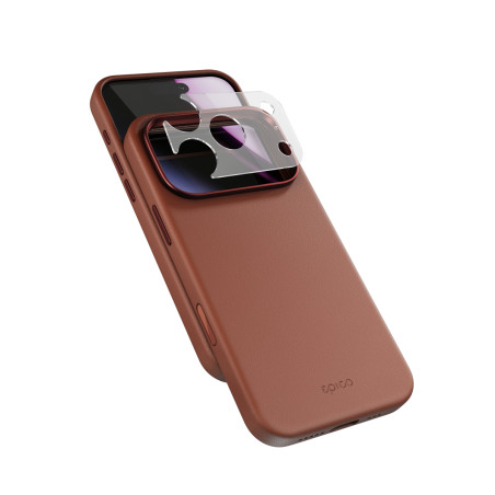 Epico Leather Mag+ Case iPhone 17 Pro/18 Pro hnedá