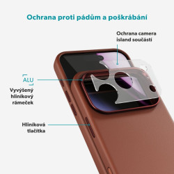 Epico Leather Mag+ Case iPhone 17 Pro/18 Pro hnedá
