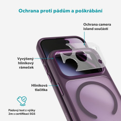 Epico HeroMatte Mag+ Case iPhone 17 Pro/18 Pro fialová