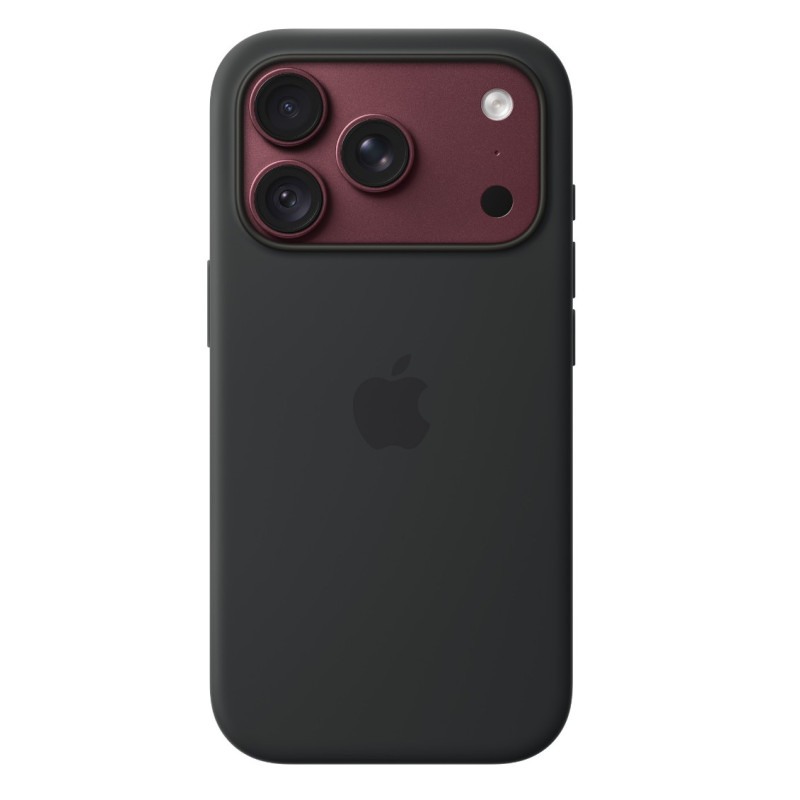 APPLE - iPhone 18 Pre Silicone Case with MS - Black
