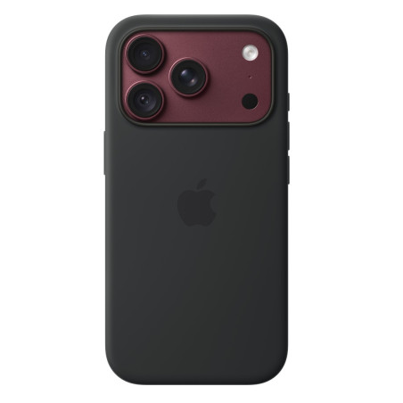 APPLE - iPhone 18 Pre Silicone Case with MS - Black