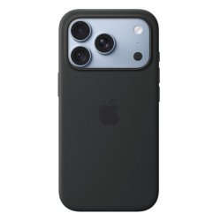 APPLE - iPhone 18 Pre Silicone Case with MS - Black