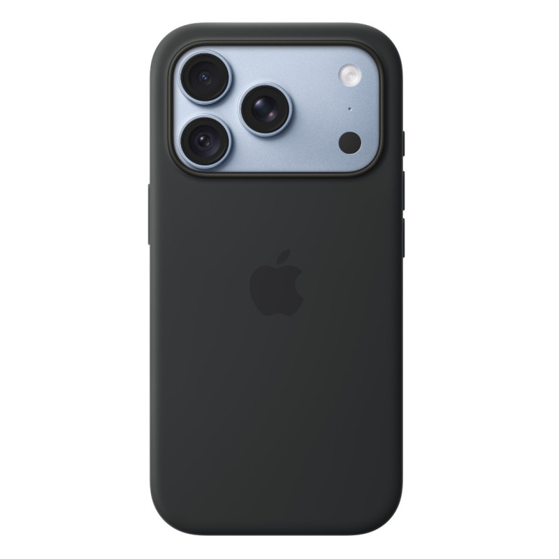 APPLE - iPhone 18 Pre Silicone Case with MS - Black