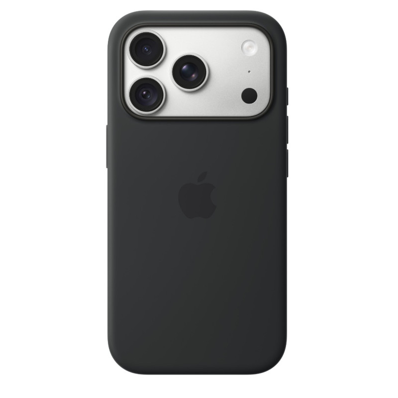 APPLE - iPhone 18 Pre Silicone Case with MS - Black