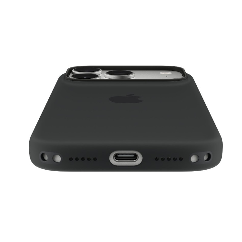 APPLE - iPhone 18 Pre Silicone Case with MS - Black