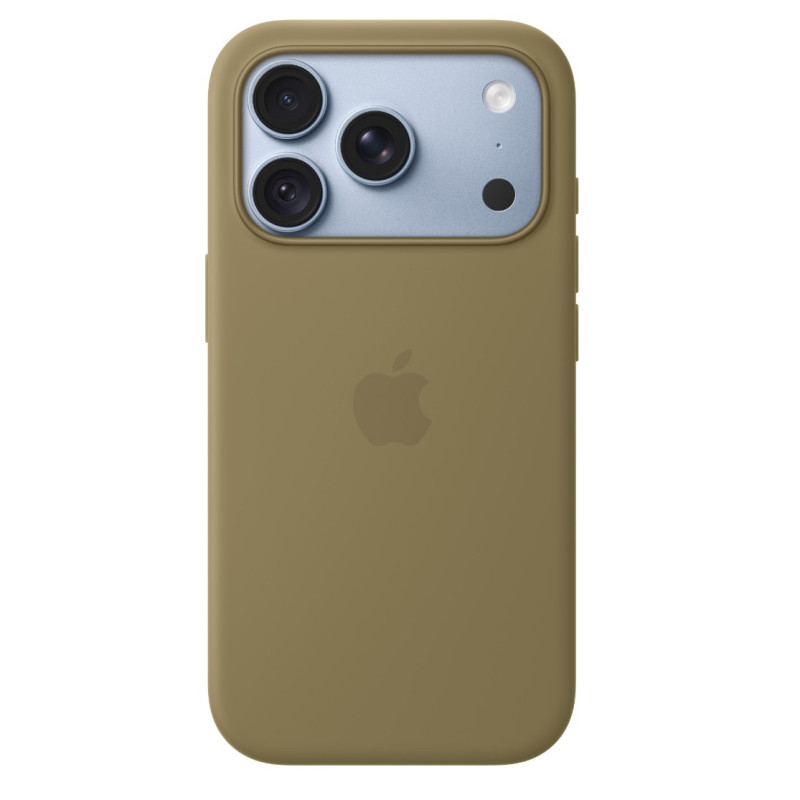 APPLE - iPhone 18 Pre Silicone Case with MS - Olive