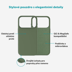 Epico Silicone Mag+ Case iPhone 17 Pro/18 Pro khaki