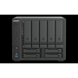 QNAP TS-h966TX-8G (i3 6core, ZFS, 8GB RAM, 5x 3,5'' SATA + 4x 2,5'' U.2, 2x 2,5GbE, 2x Thunderbolt 4)