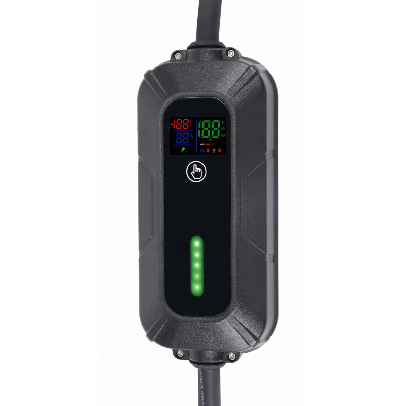 FELLOWES - Platinet prenosná EV nabíjačka PPC32AT22 22kW (32A), CEE 5-pin/Type 2, dĺžka 5m, Home Line, s adap