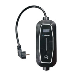FELLOWES - Platinet prenosná EV nabíjačka PPC16A37 3,7 kW (16A), Schuko / Type 2, dĺžka 5m, čierna