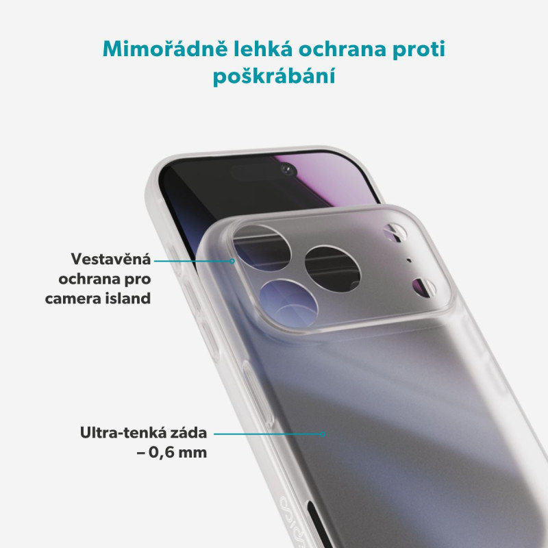 Epico AirMatte Ultraľahký kryt iPhone 17 Pro Max/18 Pro Max
