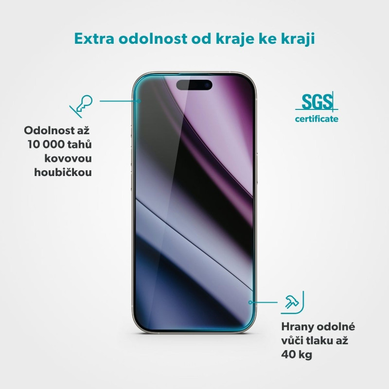 Epico Hero+ Glass 3D iPhone 17 Pro Max/18 Pro Max