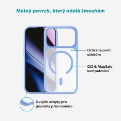 Epico HeroMatte Mag+ Case iPhone 17 Pro/18 Pro modrá