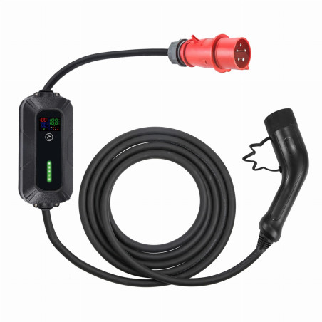 FELLOWES - Platinet prenosná EV nabíjačka PPC7M11 11kW (16A), CEE 5-pin/Type 2, dĺžka 7m, Home Line, s adapté