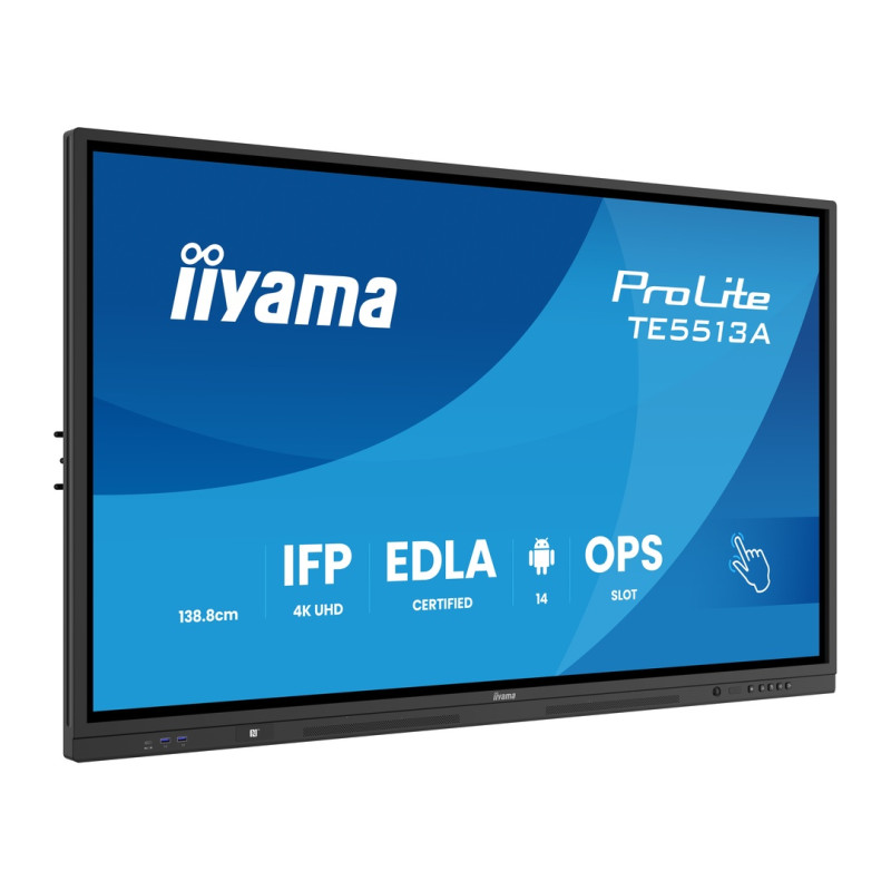 55'' iiyama TE5513A-B3AG: IPS, 4K, 40P, EDLÁ