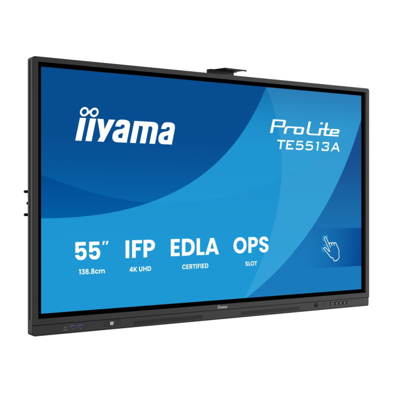 55'' iiyama TE5513A-B3AG: IPS, 4K, 40P, EDLÁ