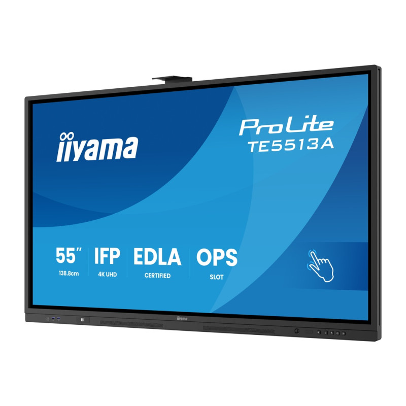 55'' iiyama TE5513A-B3AG: IPS, 4K, 40P, EDLÁ