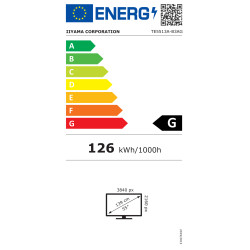 55'' iiyama TE5513A-B3AG: IPS, 4K, 40P, EDLÁ