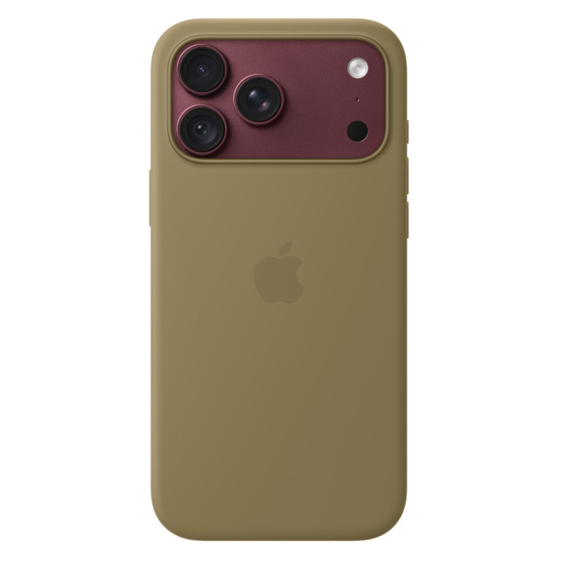 APPLE - iPhone 18 Pre Max Silicone Case with MS - Olive