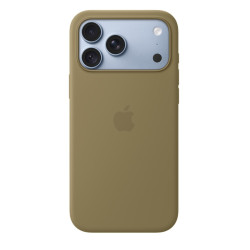 APPLE - iPhone 18 Pre Max Silicone Case with MS - Olive