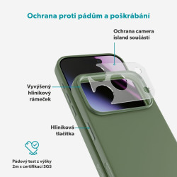 Epico Silicone Mag+ Case iPhone 17 Pro Max/18 Pro Max khaki