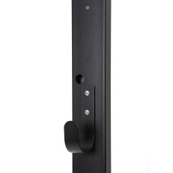FELLOWES - Platinet univerzálny stojan PEVSTAND pre Wallboxy, pozink, držiak kábla, 120cm, čierna