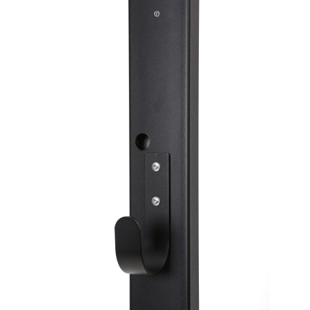 FELLOWES - Platinet univerzálny stojan PEVSTAND pre Wallboxy, pozink, držiak kábla, 120cm, čierna