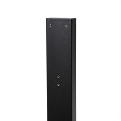 FELLOWES - Platinet univerzálny stojan PEVSTAND pre Wallboxy, pozink, držiak kábla, 120cm, čierna