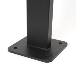 FELLOWES - Platinet univerzálny stojan PEVSTAND pre Wallboxy, pozink, držiak kábla, 120cm, čierna