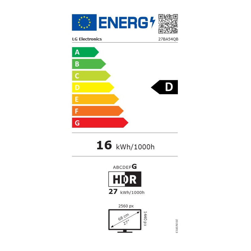 LG/27BA54QB-T/27''/IPS/QHD/75Hz/5ms/Čierna/2R
