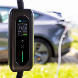 FELLOWES - Platinet Smart prenosná EV nabíjačka PPCW5M22 22kW (32A), Wi-Fi, CEE 5-pin/Type 2, dĺžka 5m, čierna