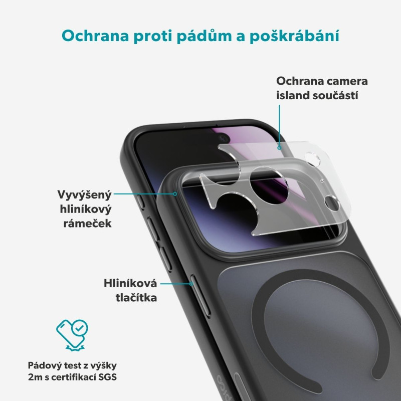 Epico HeroMatte Mag+ Case iPhone 17 Pro Max/18 Pro Max čierna