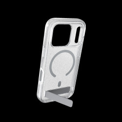 ZAGG - Case Milan Snap with Kickstand pre Apple iPhone 18 Pro Max / 17 Pro Max - Glitter Silver