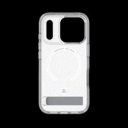 ZAGG - Case Milan Snap with Kickstand pre Apple iPhone 18 Pro Max / 17 Pro Max - Glitter Silver