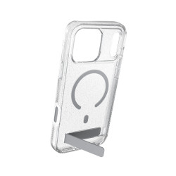 ZAGG - Case Milan Snap with Kickstand pre Apple iPhone 18 Pro Max / 17 Pro Max - Glitter Silver