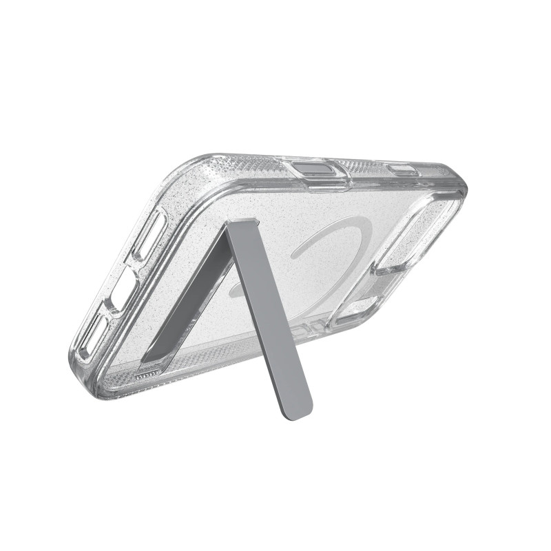 ZAGG - Case Milan Snap with Kickstand pre Apple iPhone 18 Pro Max / 17 Pro Max - Glitter Silver