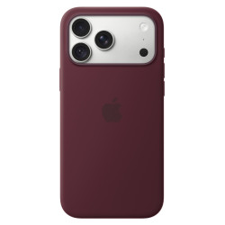 APPLE - iPhone 18 Pre Max Silicone Case with MS - Burgundy