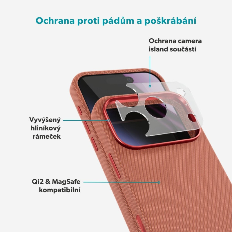 Epico SolidWoven Mag+ Case iPhone 17 Pro/18 Pro hnedá