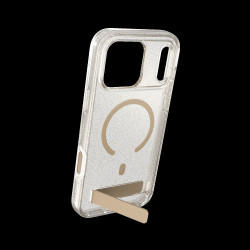 ZAGG - Case Milan Snap with Kickstand pre Apple iPhone 18 Pro Max / 17 Pro Max - Glitter Gold