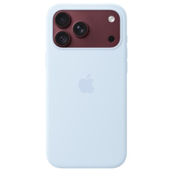 APPLE - iPhone 18 Pre Max Silicone Case with MS - Cr.Blue