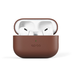 Epico Leather Case Airpods Pro 2 - hnedá