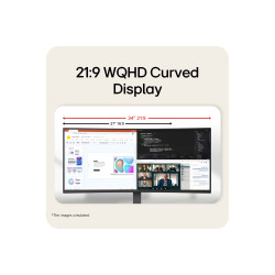 LG UltraWide/34U640B-B/34''/VA/UWQHD/144Hz/5ms/Čierna/2R