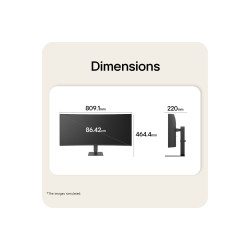 LG UltraWide/34U640B-B/34''/VA/UWQHD/144Hz/5ms/Čierna/2R