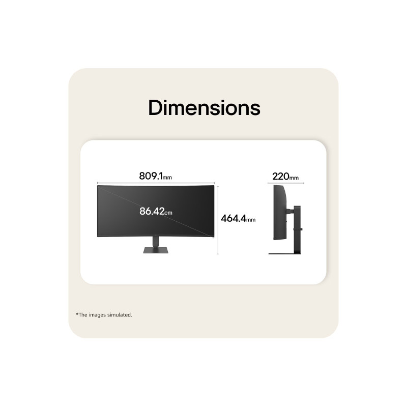 LG UltraWide/34U640B-B/34''/VA/UWQHD/144Hz/5ms/Čierna/2R